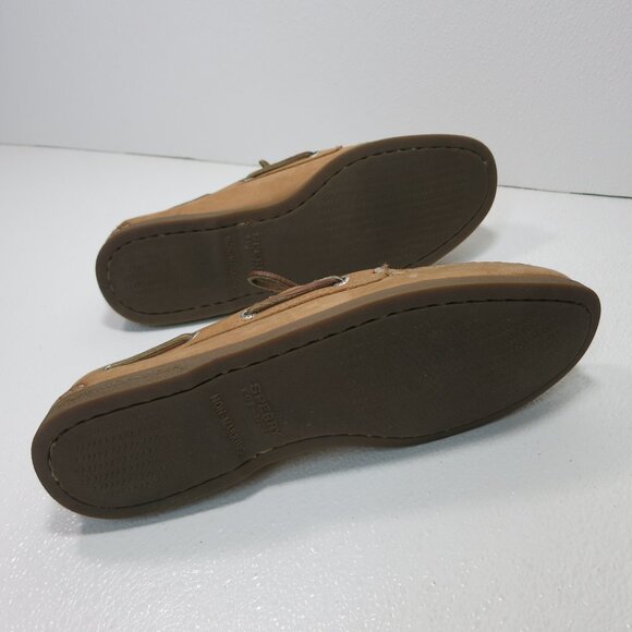 Sperry Top-Sider Natural Nubuck Leather Comfort Deck Boat Shoes Footwear 10 M, - Picture 4 of 6